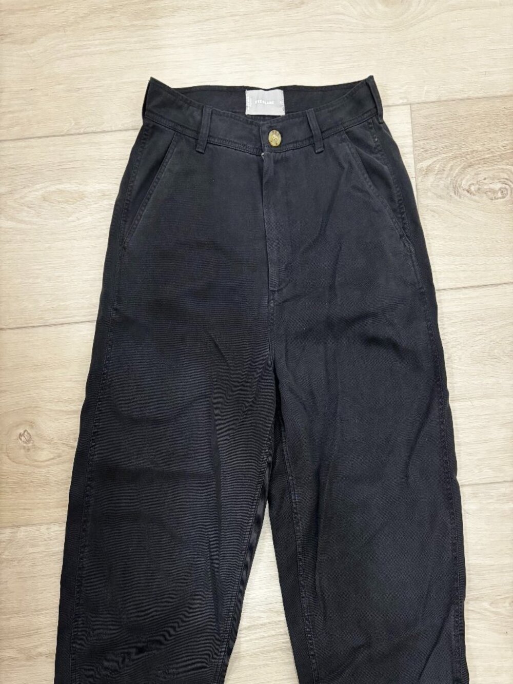 Everlane Black Slouchy Barrel Jeans